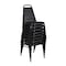 Regency Regency Dining Cushioned Restaurant Stackable Chair (8 pack)- Black 8029BK8PK - alternate 1